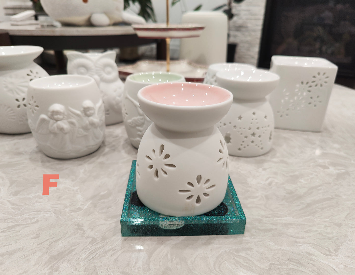 Matte Ceramic Wax Melt Burner