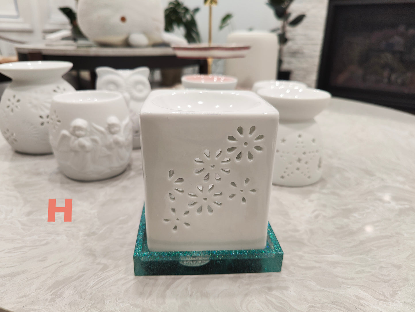 Matte Ceramic Wax Melt Burner