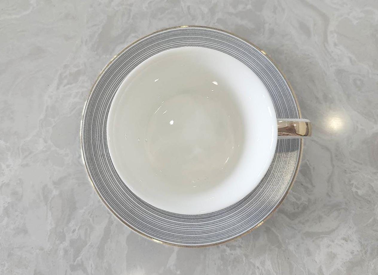 Golden City Cup Set | Luxury Gold Rim Tea Cup