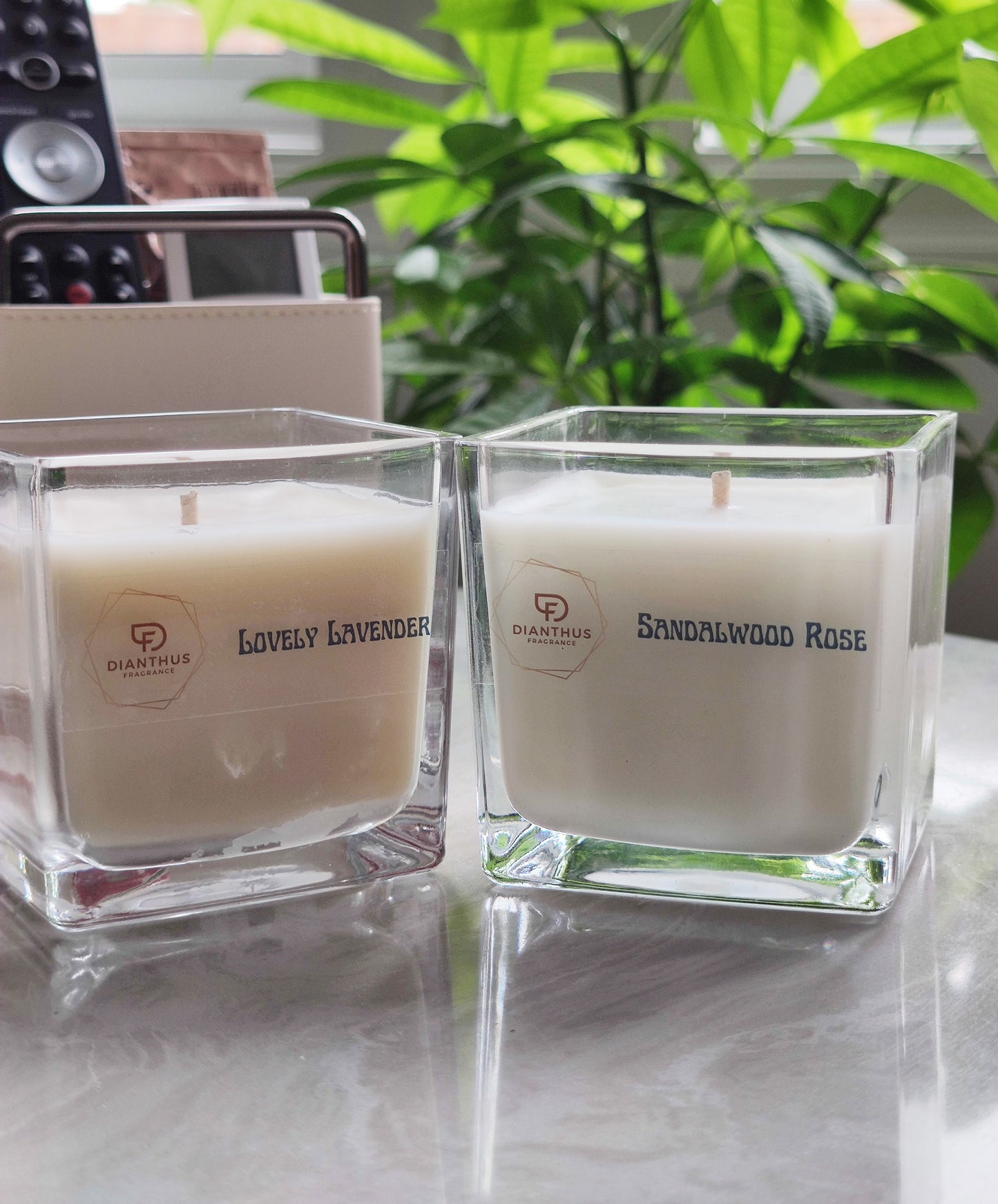 Luxury Soy & Beeswax Square Scented Candle – 7.5oz