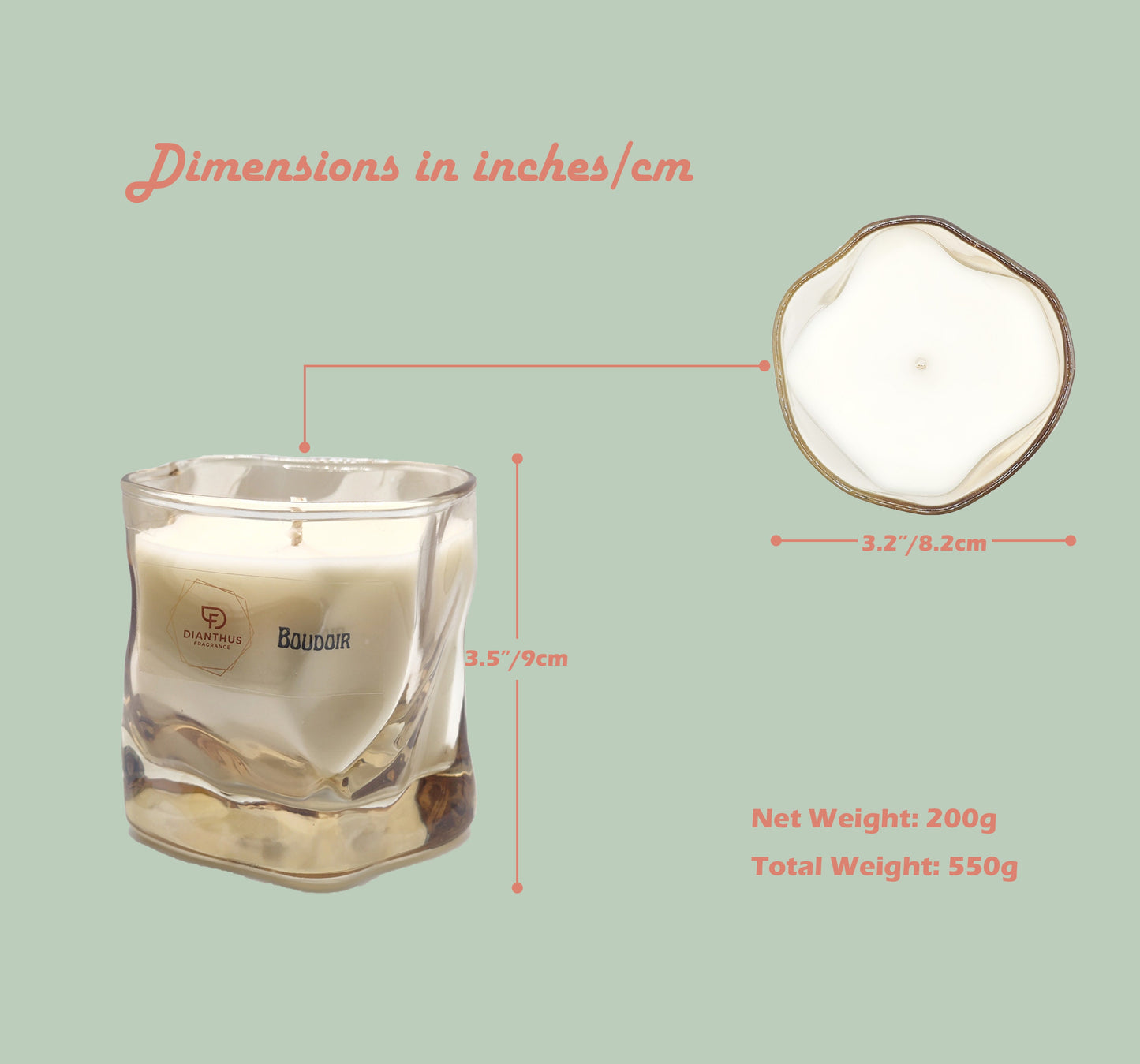 Luxury Soy & Beeswax Candle - 7oz