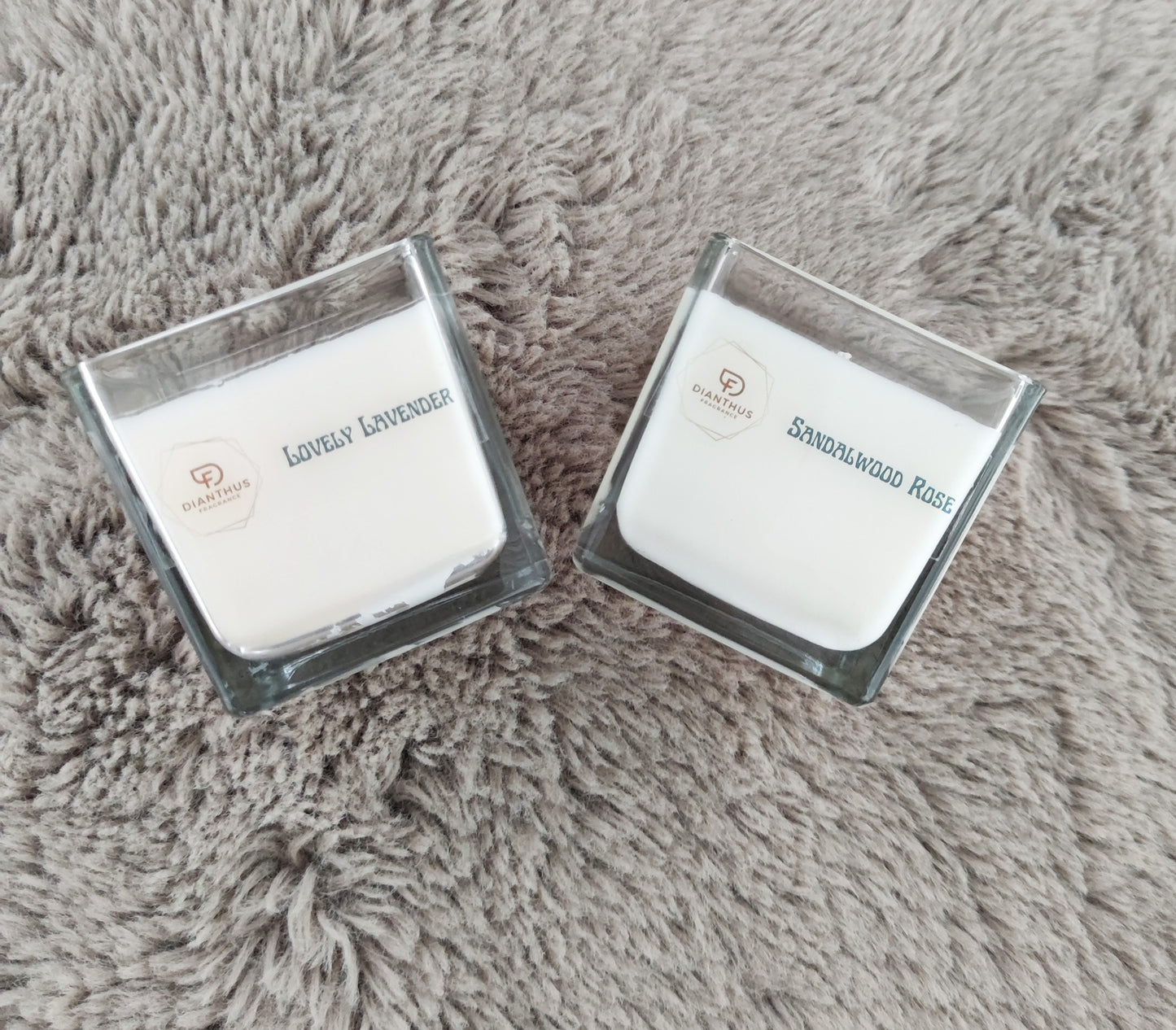 Luxury Soy & Beeswax Square Scented Candle – 7.5oz