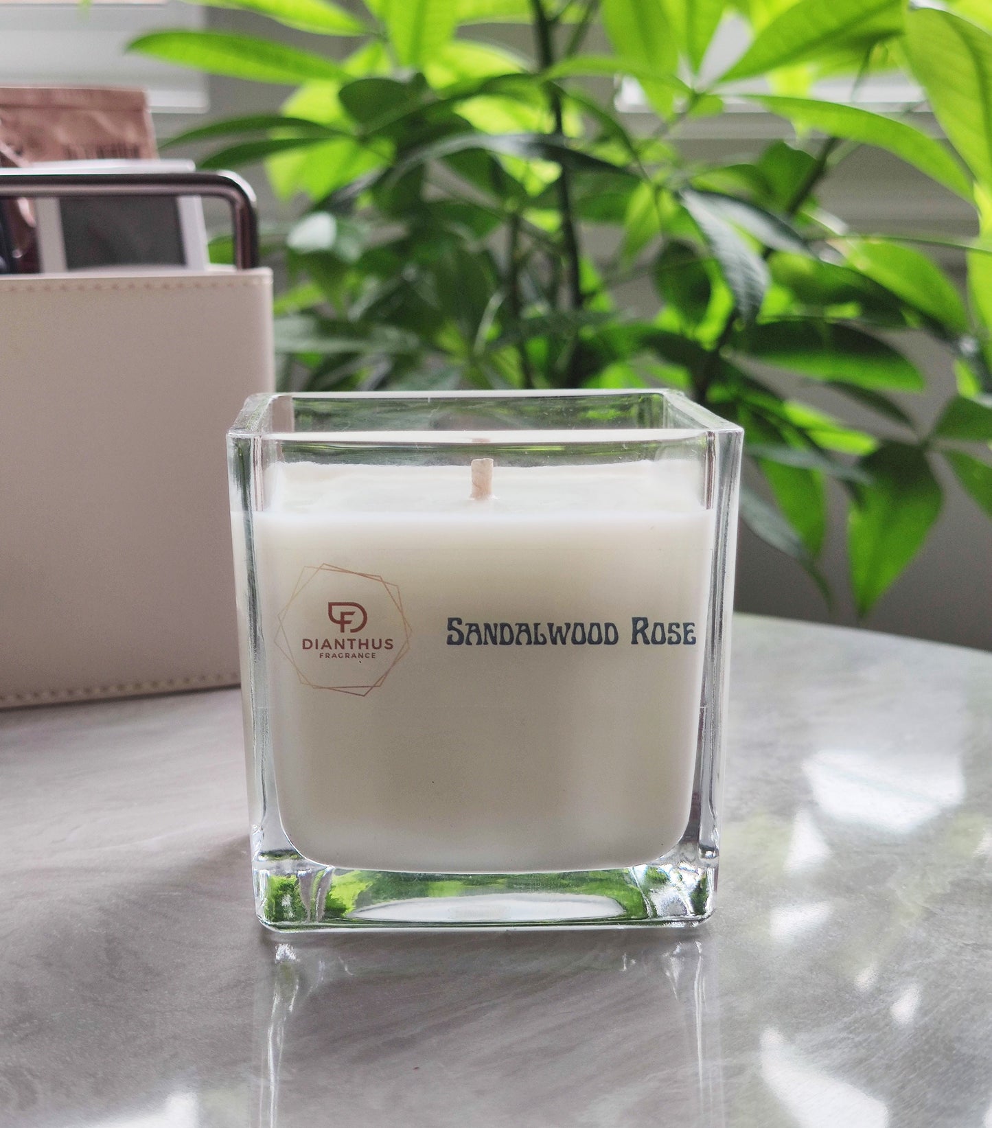 Luxury Soy & Beeswax Square Scented Candle – 7.5oz