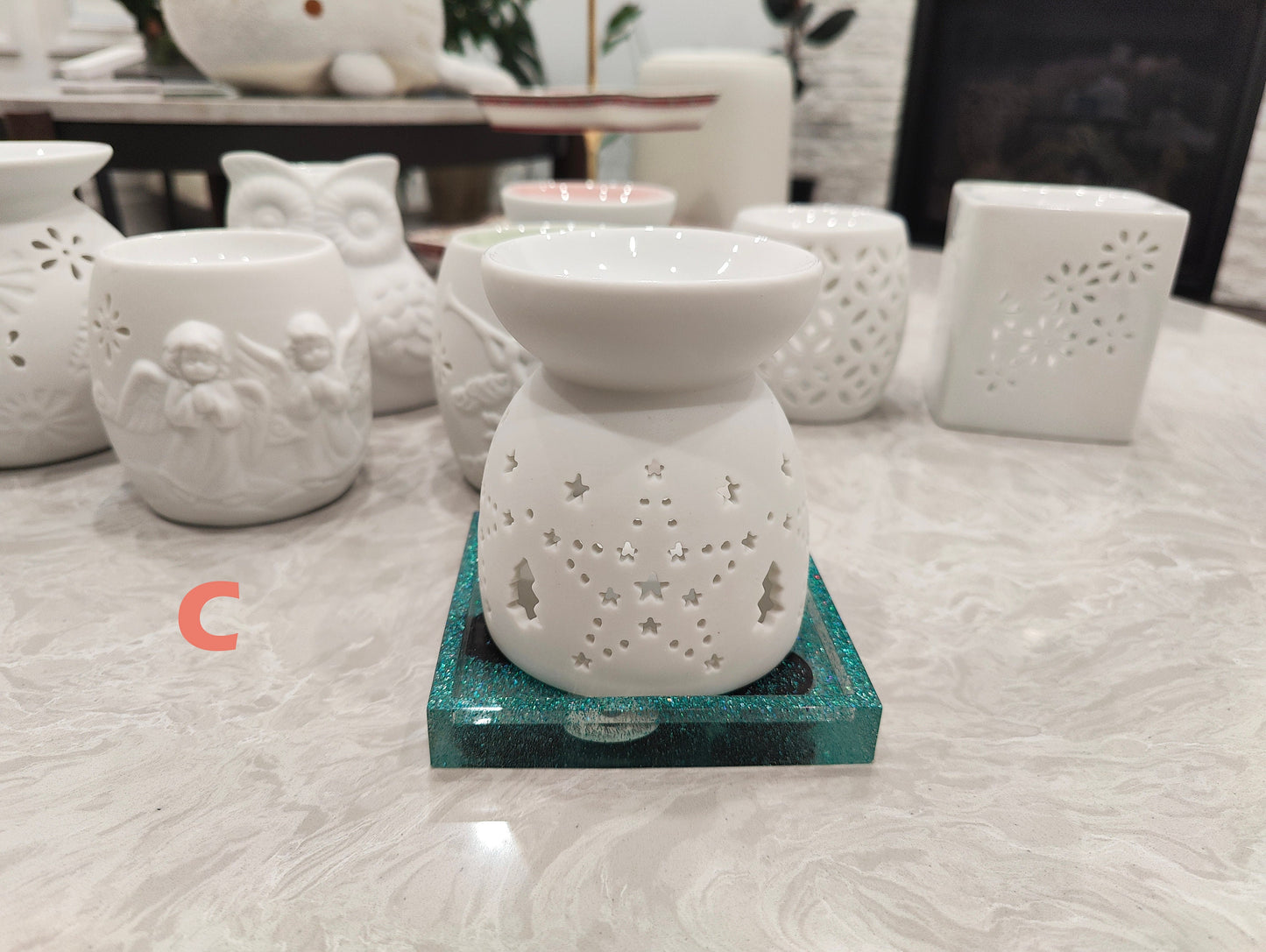 Matte Ceramic Wax Melt Burner