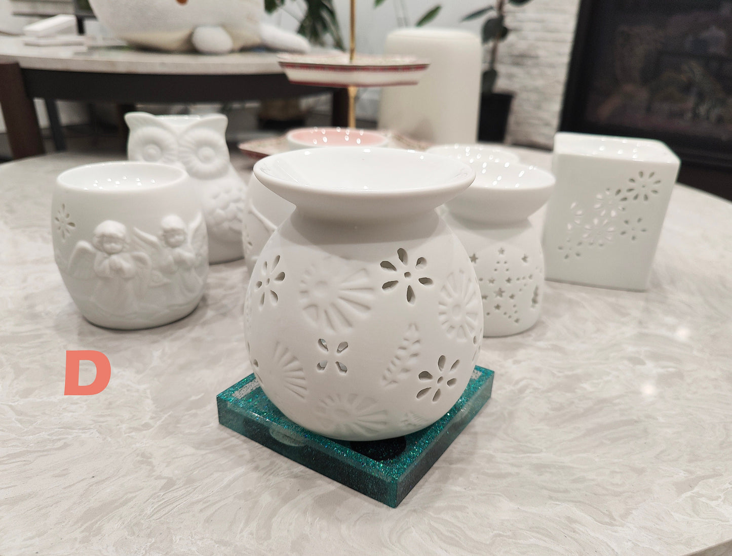 Matte Ceramic Wax Melt Burner