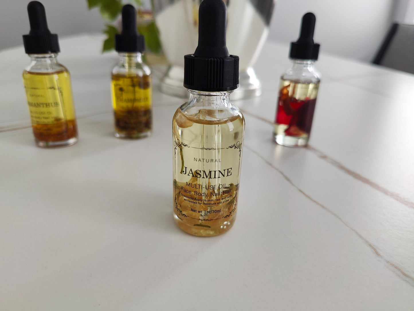 Organic Dried Flowers Body Oil