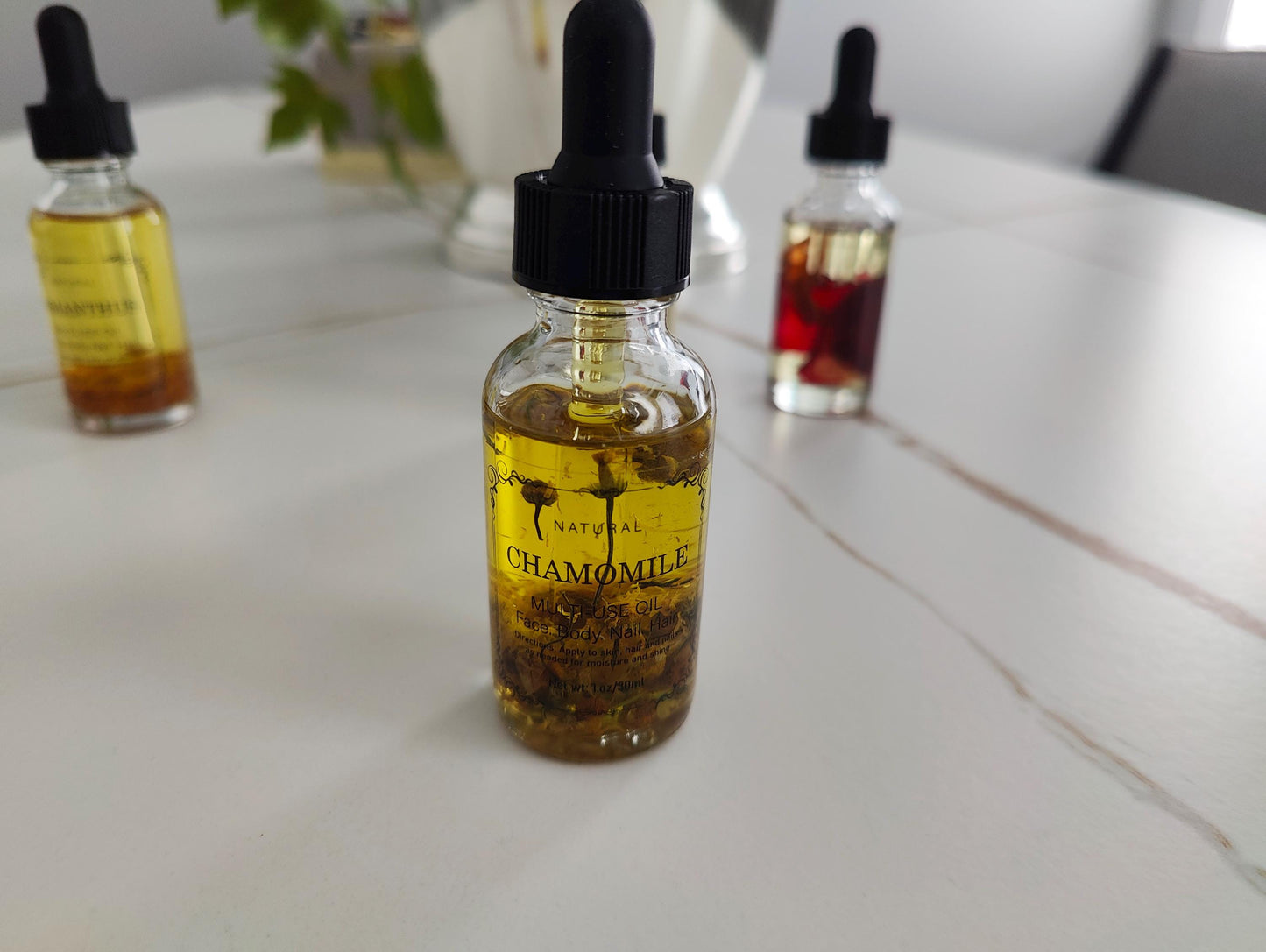 Organic Dried Flowers Body Oil