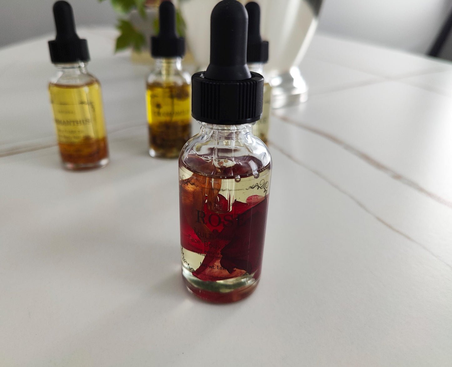 Organic Dried Flowers Body Oil