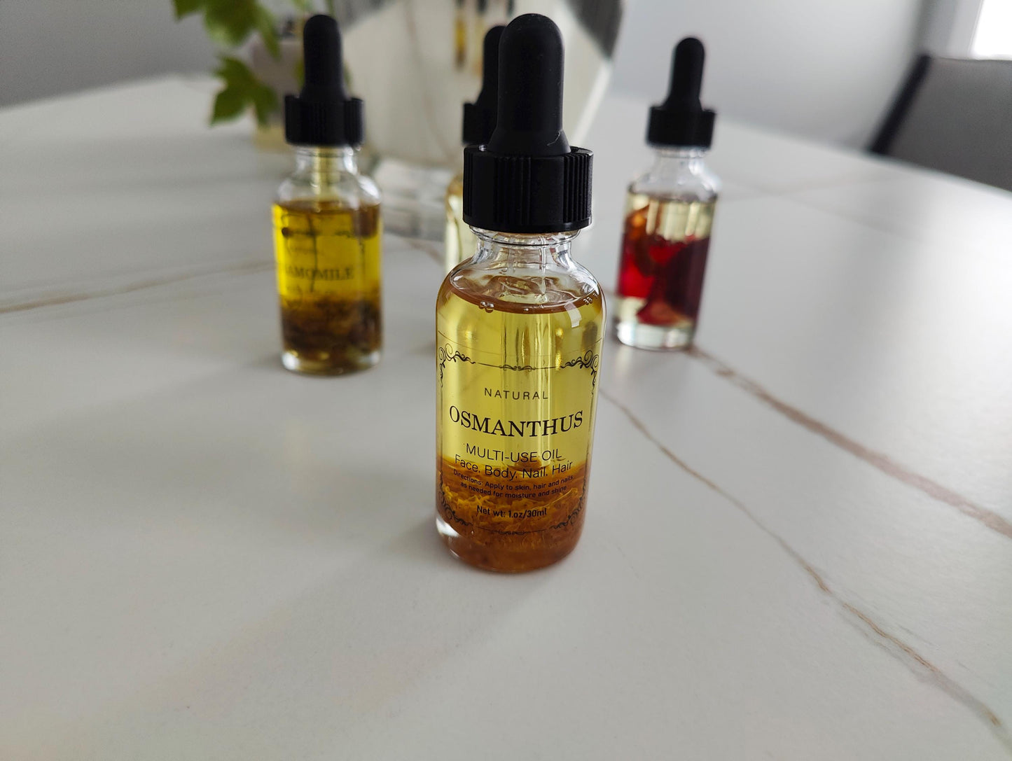 Organic Dried Flowers Body Oil