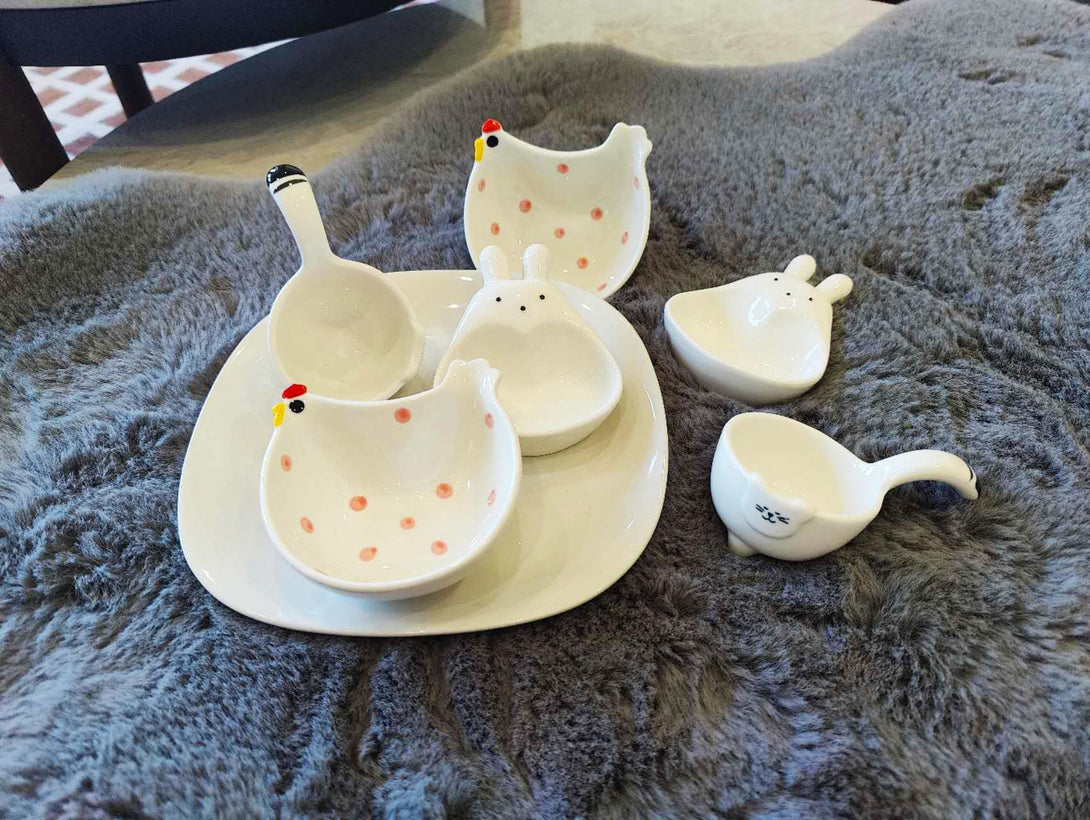  Cute Animal Shaped Dipping Sauce Plate