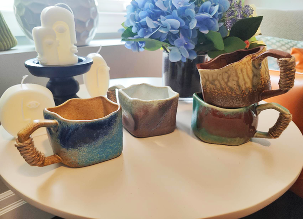 Wabi-Sabi Handmade Ceramic Mug