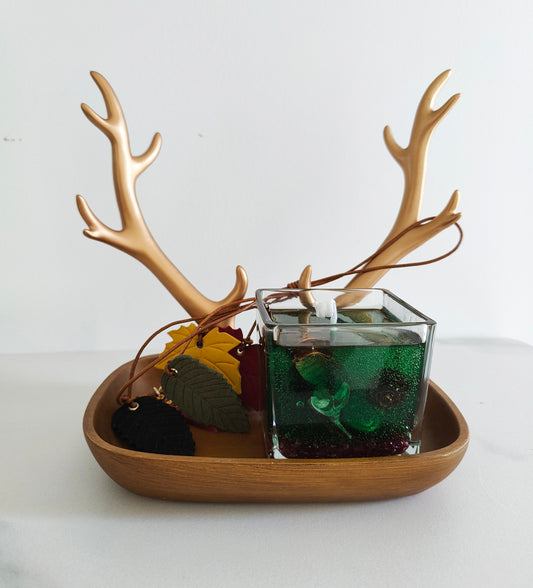 Pine and Cypress Gel Scented Candle | Jelly Candle