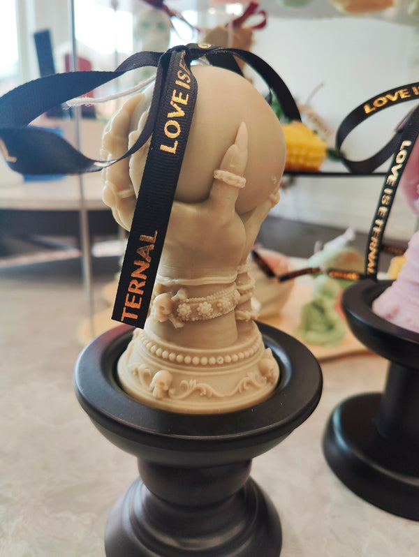 Bougie sculpturale faite main | Couleurs et parfums personnalisés | Cadeau unique | Décoration d'intérieur