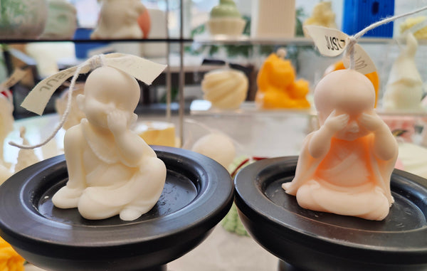 Cute Monk Shaped Candle