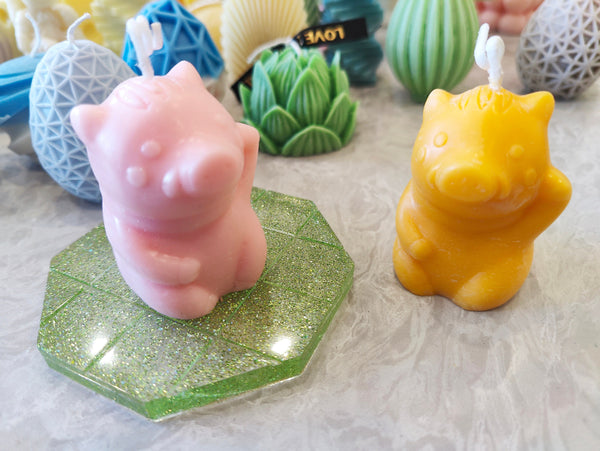 Handmade Cute Pig Candle