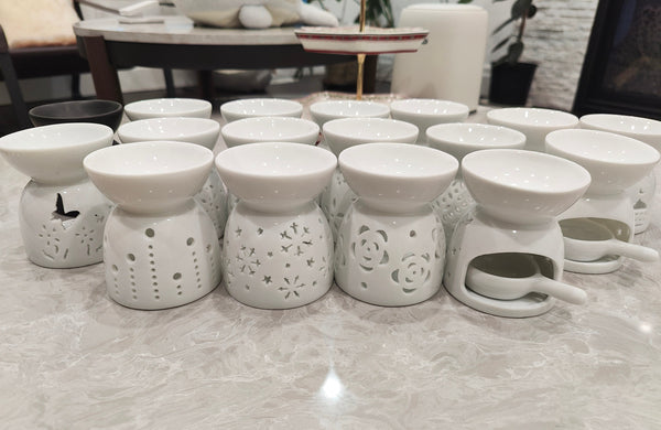Assorted Small Ceramic Wax Melt Burners