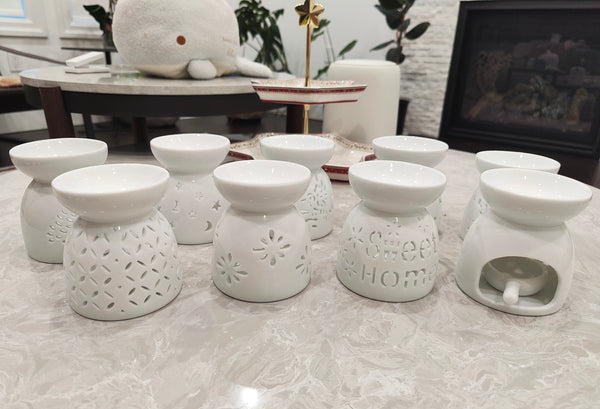 Assorted Medium Ceramic Wax Melt Burner | Essential Oil Burner